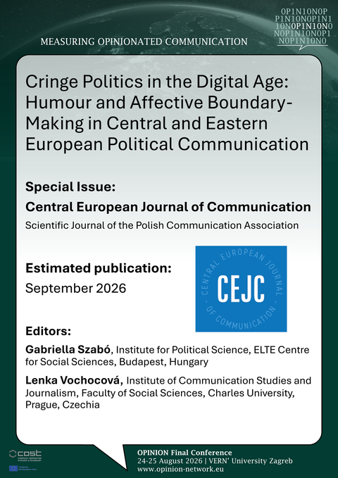 Lenka Vochocova & Gabriella Szabo: CEJC Special Issue on Cringe politics in the digital age